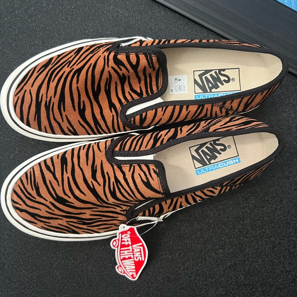 Vans Zebra Stripe Slip-On Sneakers